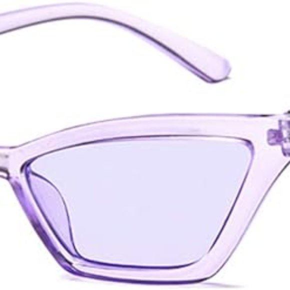 Purple small cat eye sunglasses